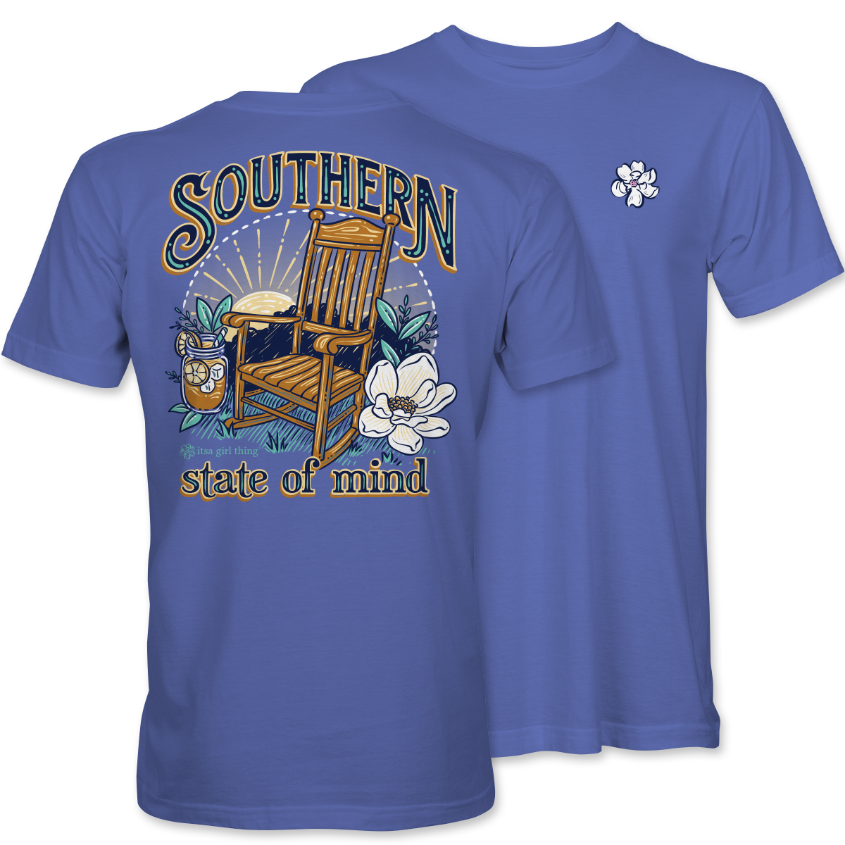 Southern State of Mind- Rocking Chair T-Shirt
